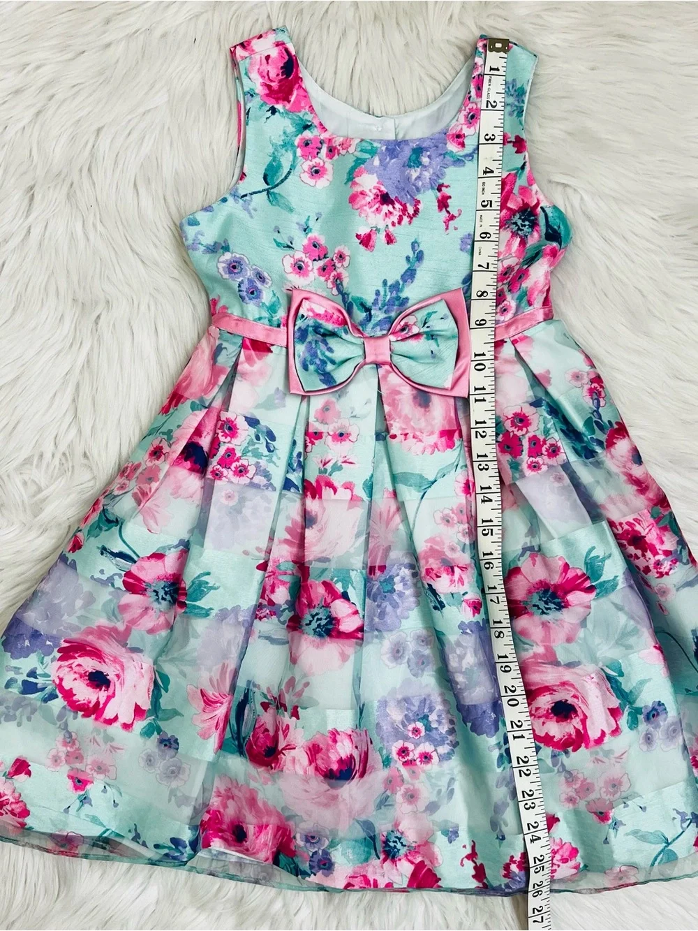 NWOT! Jona Michelle Floral Bow Detail Dress Sz 5